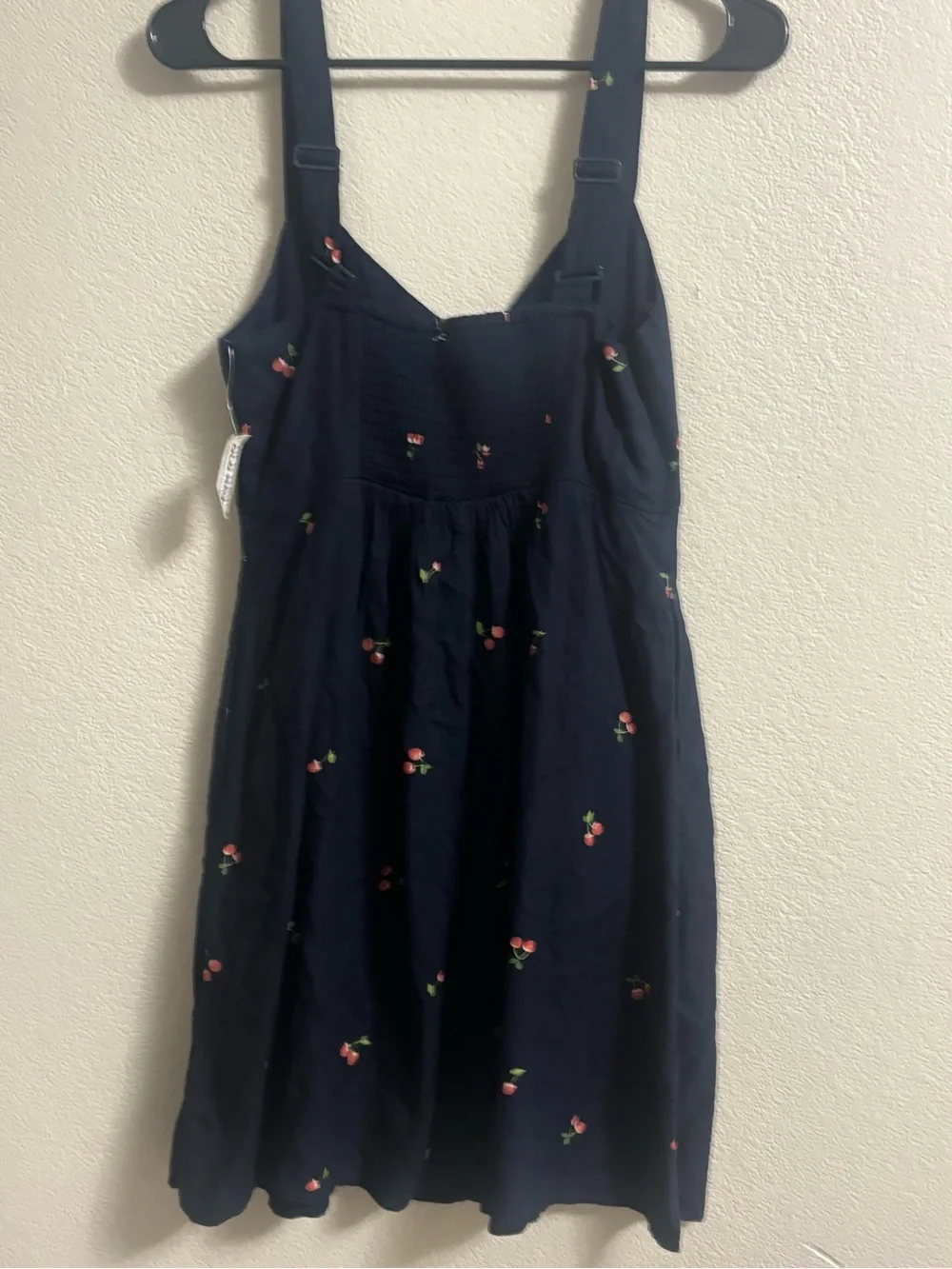 WOMENS XS CHERRY Embroidered Sundress